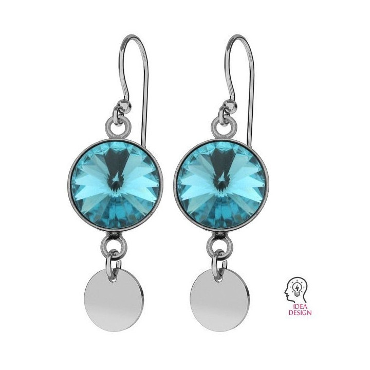 G0669-Baza Link Argint 925 Swarovski Rivoli 1122 12mm-1 buc
