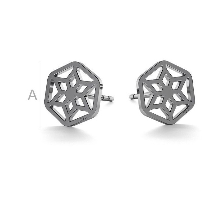 G0365-Tija cercei Argint 925 8.50mm-1buc