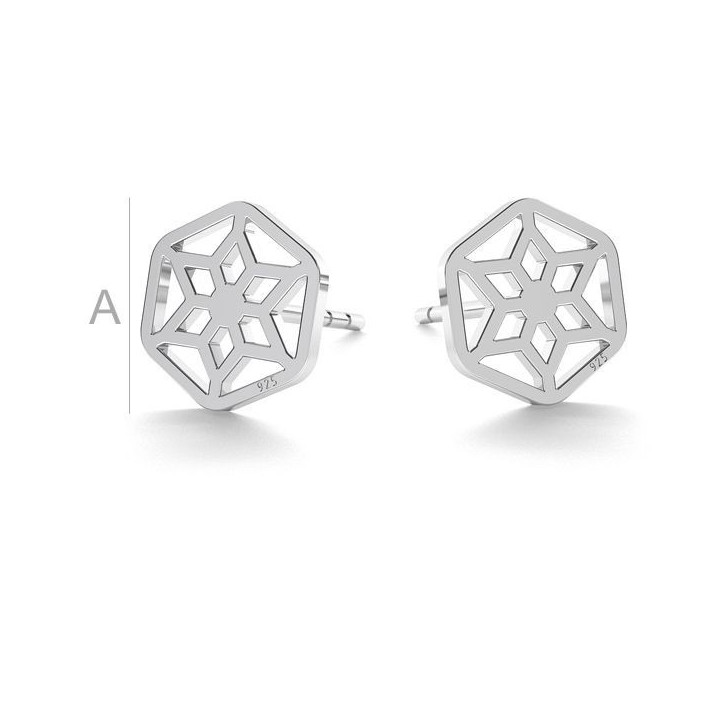 G0365-Tija cercei Argint 925 8.50mm-1buc