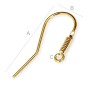 G0003-Tortita cercei din argint cu arc 1 bucata - bijuterii personalizate din argint | simoshop