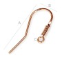G0003-Tortita cercei din argint cu arc 1 bucata - bijuterii personalizate din argint | simoshop