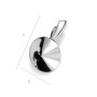G0031-Baza pandantiv Swarovski Rivoli 12mm 1 bucata - bijuterii personalizate din argint | simoshop