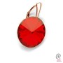 G0330-Leverback Swarovski Rivoli 18MM NEW - bijuterii personalizate din argint | simoshop