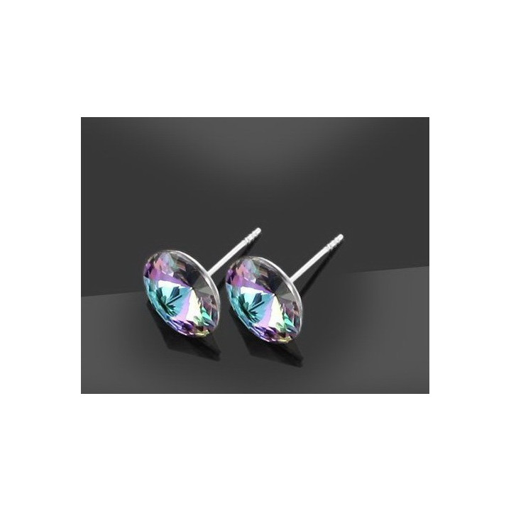 G0018-Tije cu platou pentru Swarovski Rivoli 11mm SS47 1 buc - bijuterii personalizate din argint | simoshop