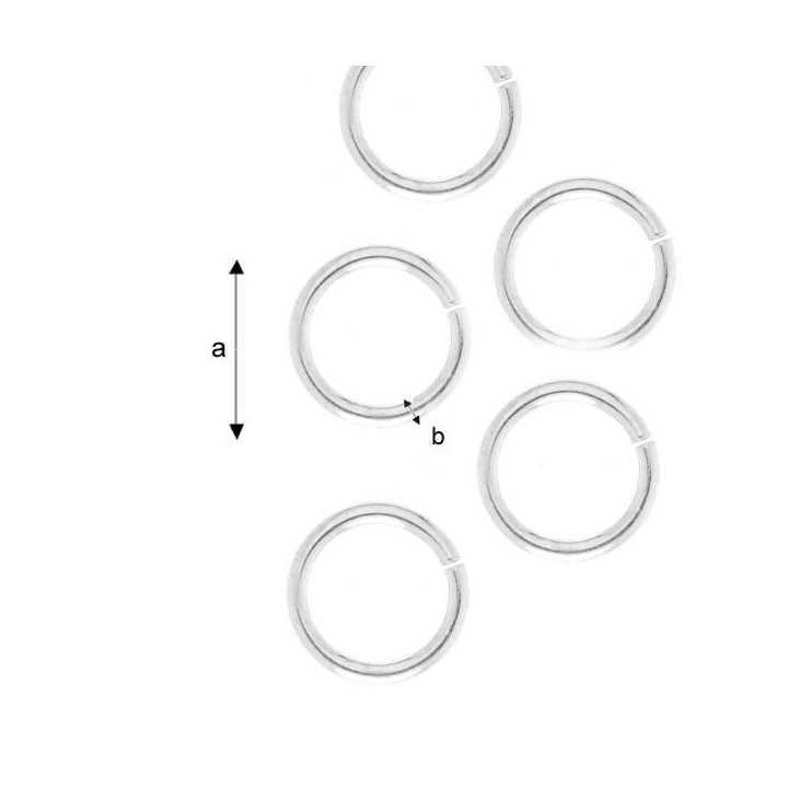 G0799-Zale simple argint 925 0.8x5.5mm 