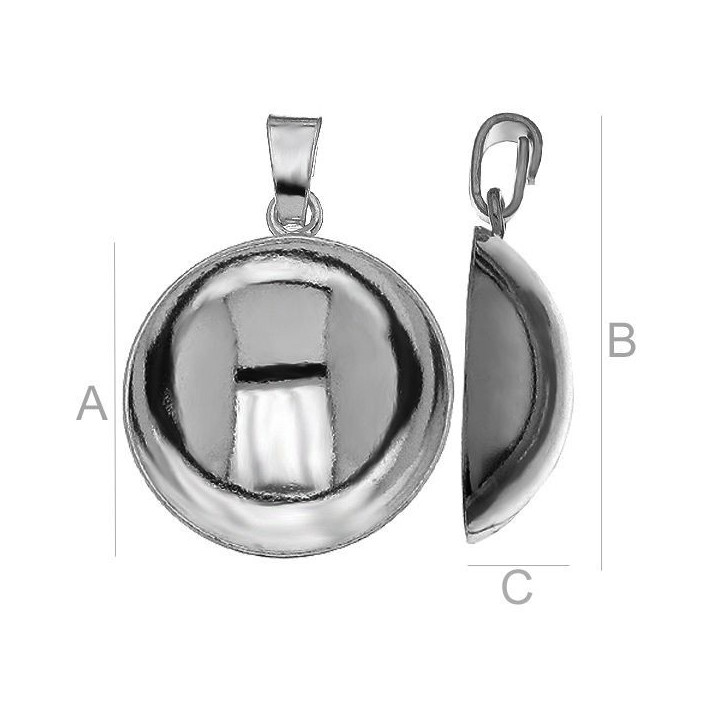 G0845-Baza pandant platou rotund 10mm cu bordura joasa