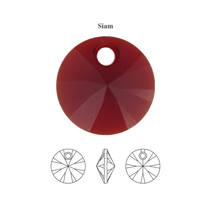 0811-SWAROVSKI ELEMENTS 6428 Siam 6mm-1 buc - bijuterii personalizate din argint | simoshop