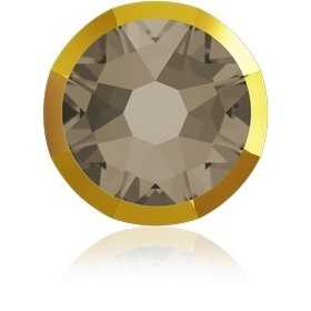 P3530-Swarovski Elements 2088/I Greige Dorado Z Foiled 7mm-1buc - bijuterii personalizate din argint | simoshop