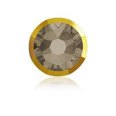 P3530-Swarovski Elements 2088/I Greige Dorado Z Foiled 7mm-1buc - bijuterii personalizate din argint | simoshop