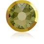 P3531-Swarovski Elements 2088/I Khaki Dorado Z Foiled 7mm-1buc - bijuterii personalizate din argint | simoshop