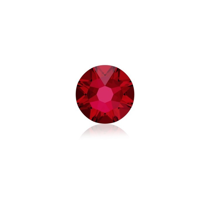 0224-Swarovki Elements 2088 Scarlet Foiled  4MM-1buc