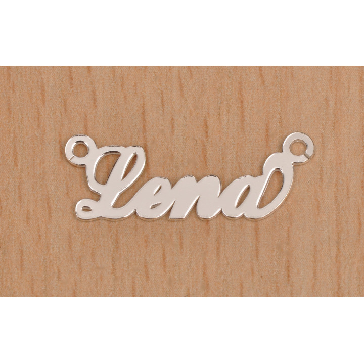 Nume decupate din argint din stoc - Lena - bijuterii personalizate din argint | simoshop