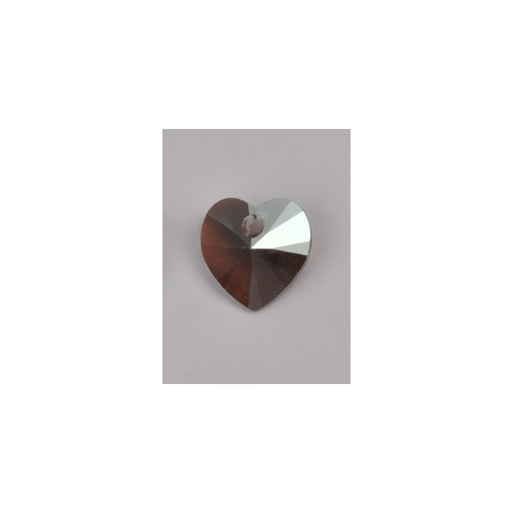 P3504-Swarovski Elements 6228 Black Diamond Shimmer 10mm - bijuterii personalizate din argint | simoshop