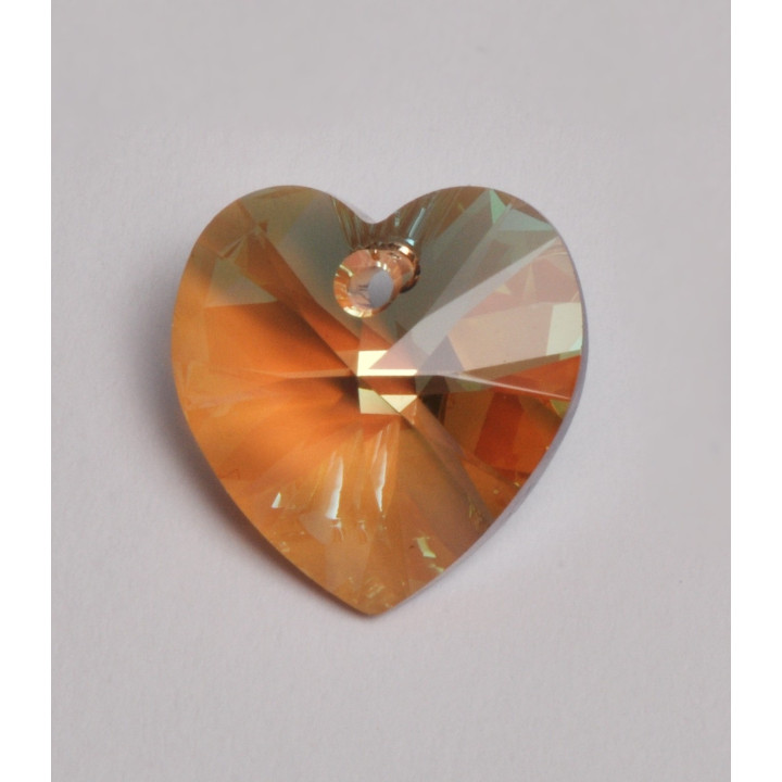 P3496-Swarovski Elements 6228 Light Colorado Topaz Shimmer 10mm - bijuterii personalizate din argint | simoshop