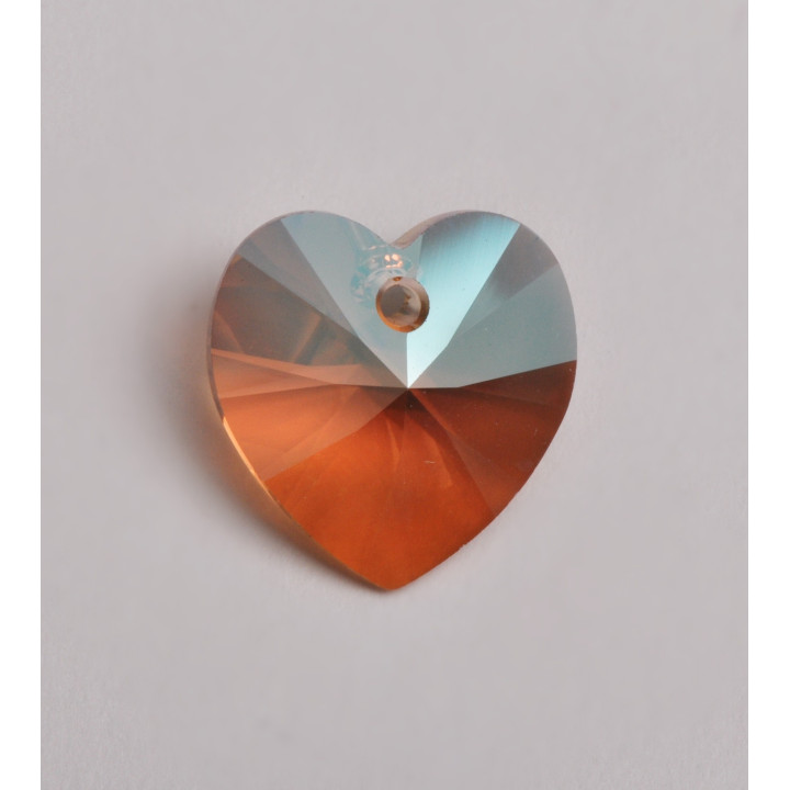 P3496-Swarovski Elements 6228 Light Colorado Topaz Shimmer 10mm - bijuterii personalizate din argint | simoshop