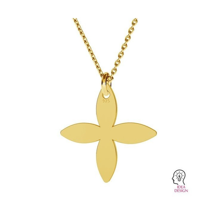 G0901-Charm floare Argint 925 11.60mm-1buc