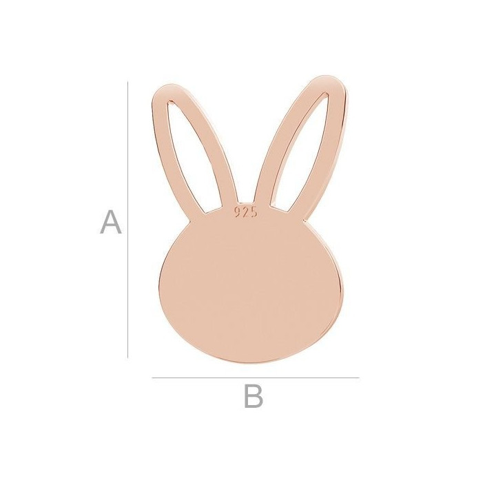 G1893-Mouse pendant Argint 925 12mm-1buc