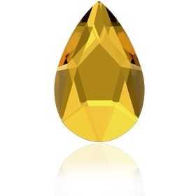 P3558-SWAROVSKI ELEMENTS 2303 Sunflower M-foiled Hotfix 8x5mm-1buc - bijuterii personalizate din argint | simoshop
