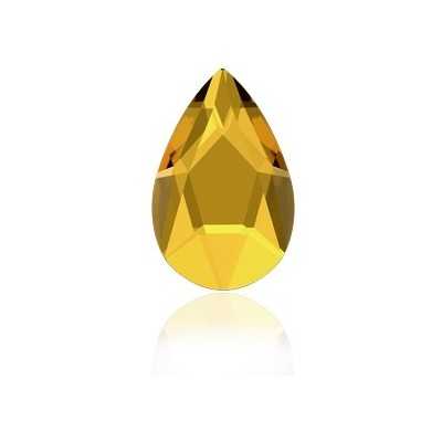 P3558-SWAROVSKI ELEMENTS 2303 Sunflower M-foiled Hotfix 8x5mm-1buc - bijuterii personalizate din argint | simoshop