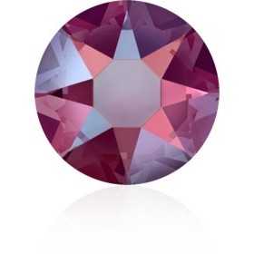 P3587-SWAROVSKI ELEMENTS 2078 Light Siam Shimmer Silver-Foiled Hotfix SS34-1buc - bijuterii personalizate din argint | simoshop