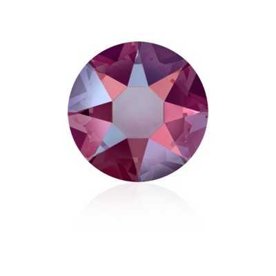 P3587-SWAROVSKI ELEMENTS 2078 Light Siam Shimmer Silver-Foiled Hotfix SS34-1buc - bijuterii personalizate din argint | simoshop