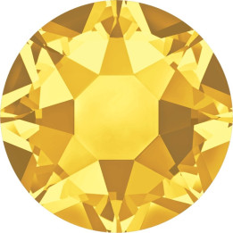 0227-SWAROVSKI ELEMENTS 2078 Sunflower S-Foiled Hotfix SS16-1buc - bijuterii personalizate din argint | simoshop