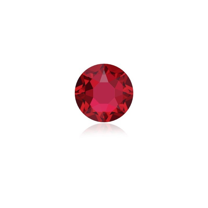 0293-SWAROVSKI ELEMENTS 2078 Scarlet S-Foiled Hotfix SS16 3.9mm-1buc - bijuterii personalizate din argint | simoshop