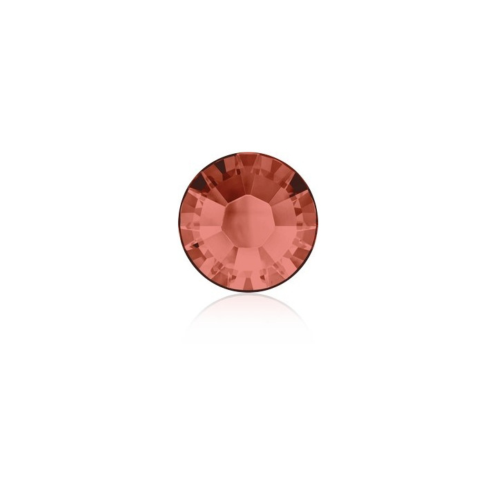 0343-SWAROVSKI ELEMENTS 2038 Padparadscha S-Foiled Hotfix SS10-1buc - bijuterii personalizate din argint | simoshop