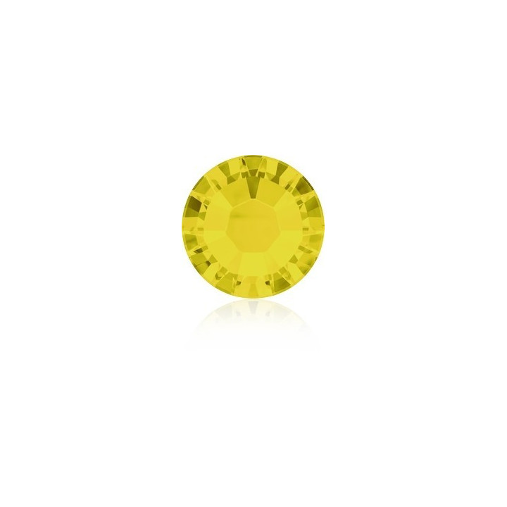 0344-SWAROVSKI ELEMENTS 2038 Yellow Opal S-Foiled Hotfix SS10-1buc - bijuterii personalizate din argint | simoshop