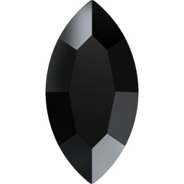 0336-Swarovski Elements 2200 Jet 8x4MM M-Foiled Hotfix-1buc - bijuterii personalizate din argint | simoshop