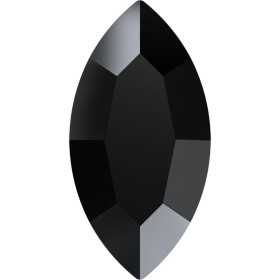 0336-Swarovski Elements 2200 Jet 8x4MM M-Foiled Hotfix-1buc - bijuterii personalizate din argint | simoshop