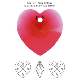 P3594-Swarovski Elements 6228 Crystal Scarlet 10mm-1buc - bijuterii personalizate din argint | simoshop