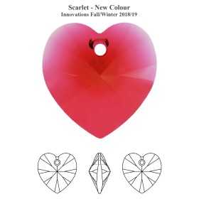 P3594-Swarovski Elements 6228 Crystal Scarlet 10mm-1buc - bijuterii personalizate din argint | simoshop