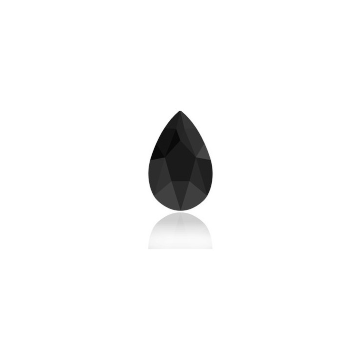 P3553-SWAROVSKI ELEMENTS 2303 Jet M-foiled Hotfix 8x5mm-1buc