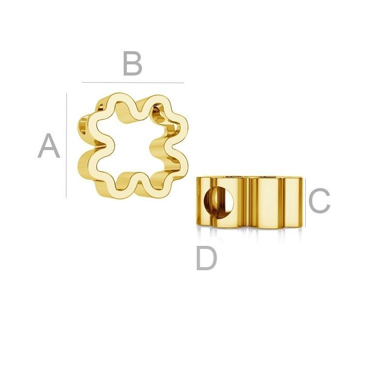 G0184-Pandant Argint 925 Trifoi 10.50MM-1buc - bijuterii personalizate din argint | simoshop