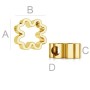 G0184-Pandant Argint 925 Trifoi 10.50MM-1buc - bijuterii personalizate din argint | simoshop