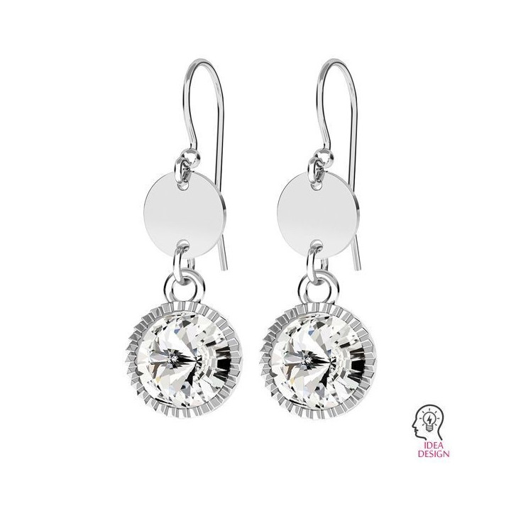 G0955-Baza pandant Argint 925 cu bordura pentru Swarovski Rivoli 1122 SS39 8MM-1buc - bijuterii personalizate din argint | simos