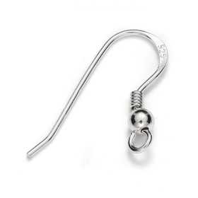 G0233-Tortita argint cu arc pentru cercei 16.5mm - bijuterii personalizate din argint | simoshop