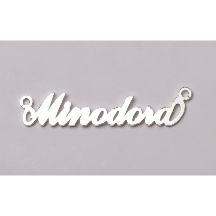Nume decupate din argint din stoc- Minodora