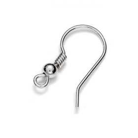 G0235-Tortita argint cu arc pentru cercei 18x10mm Light - bijuterii personalizate din argint | simoshop