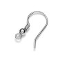 G0235-Tortita argint cu arc pentru cercei 18x10mm Light - bijuterii personalizate din argint | simoshop