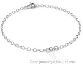 G1925-Baza bratara Argint 925 pentru link-uri 15CM-1buc - bijuterii personalizate din argint | simoshop