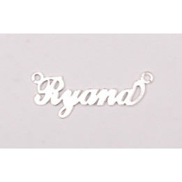Nume decupate din argint din stoc- Ryana