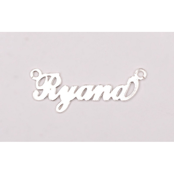 Nume decupate din argint din stoc- Ryana