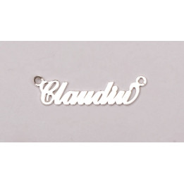 Nume decupate din argint din stoc - Claudiu