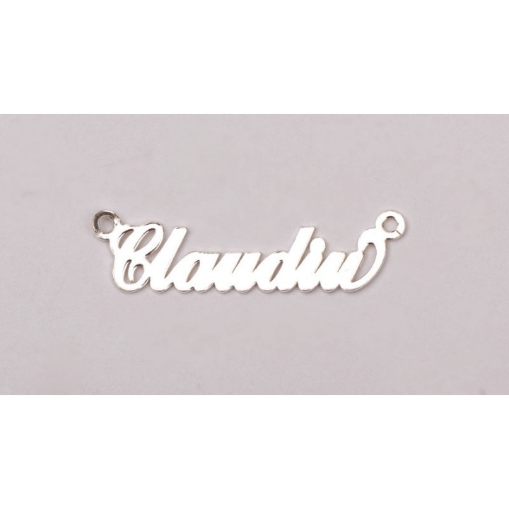 Nume decupate din argint din stoc - Claudiu