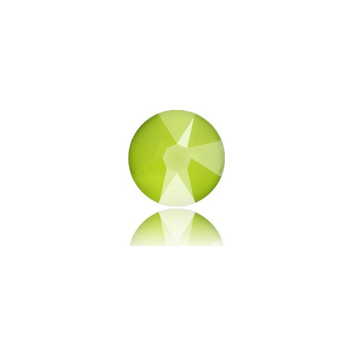 P3712-SWAROVSKI ELEMENTS 2088 Crystal Lime Unfoiled SS30-6.50MM
