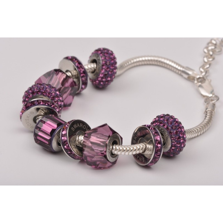 G0637-Baza bratara charm-uri pandora 17 + 4 cm 1 buc - bijuterii personalizate din argint | simoshop