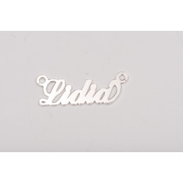 Nume decupate din argint din stoc - Lidia