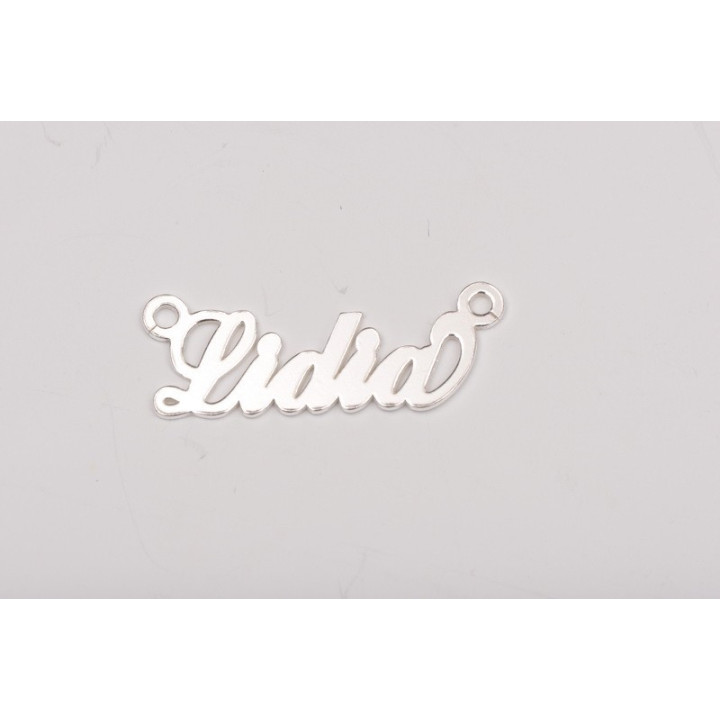 Nume decupate din argint din stoc - Lidia